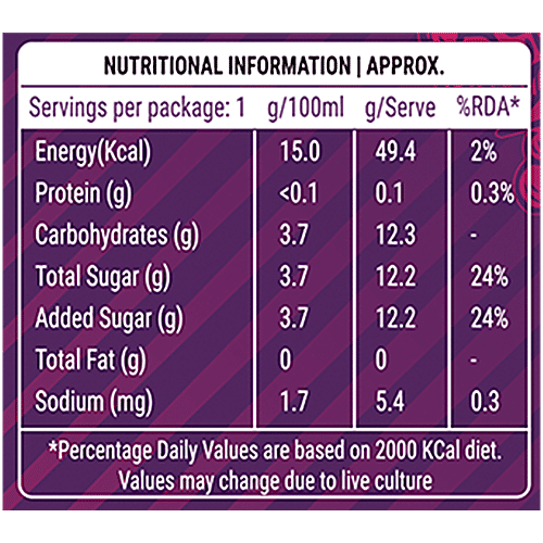 HRX By Eatfit Berry Basil Kombucha, 200 ml  