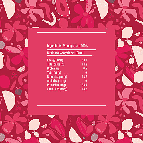 HRX By Eatfit Pomegranate Juice, 180 ml  No Added Sugar, No Preservatives