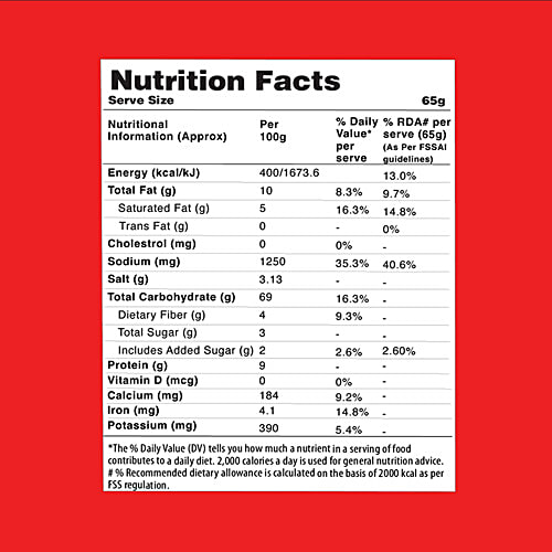MOM 3 Cheese Pasta, 65 g  Just Add Hot Water, No Maida