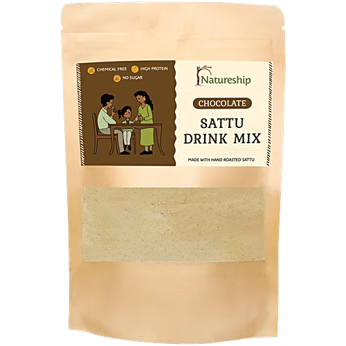 Natureship Foods Chocolate Sattu Drink Mix, 220 g