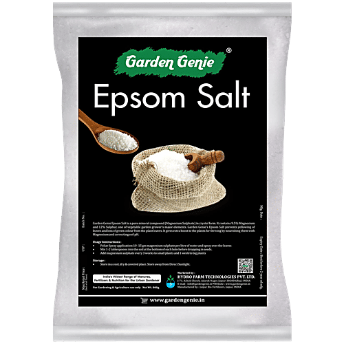 Garden Genie Epsom Salt For Plants, 800 g  Magnesium Sulphate Fertiliser For Growth