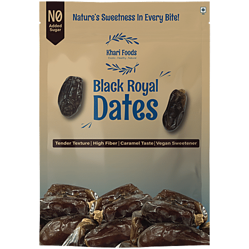 Khari Foods Black Royal Dates, 400 g  