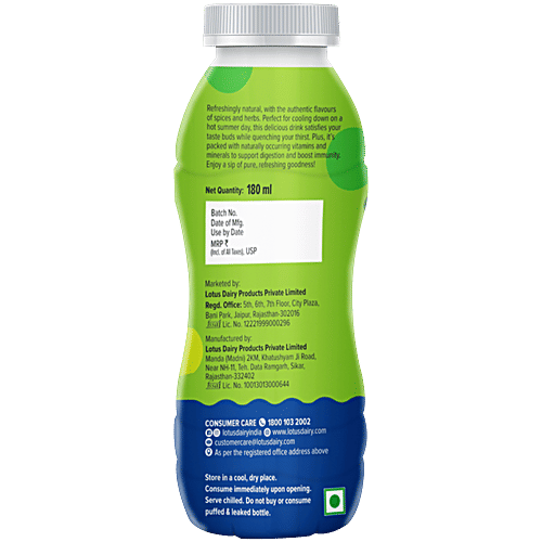 Lotus Dairy Chaach Masala, 180 ml Source of Calcium