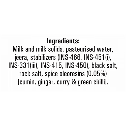 Lotus Dairy Chaach Masala, 180 ml Source of Calcium