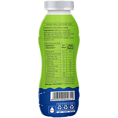 Lotus Dairy Chaach Masala, 180 ml Source of Calcium