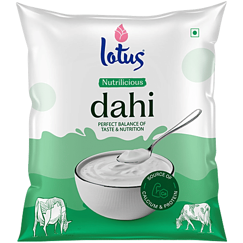 Lotus Dairy Nutrilicious Dahi, 400 g Pouch
