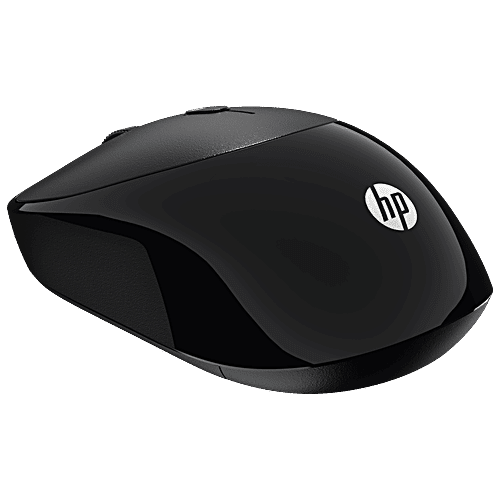 HP HP M090 2.4GHz Wireless Optical Mouse with 1 Million Key Life (1200 DPI Adjustable, Ergonomic Design, Black), 1 Unit  