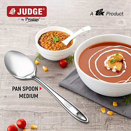 Judge by Prestige Stainless Steel Pan Spoon - 27 cm, 1 pc  