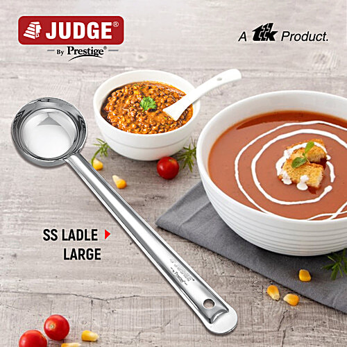 Judge by Prestige Stainless Steel Laddle - 32 cm, 1 pc