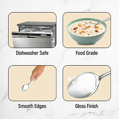 Judge by Prestige Stainless Steel Pan Spoon - 32 cm, 1 pc  