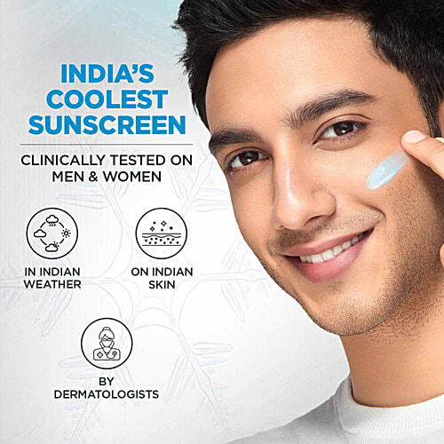 Garnier Super UV Cooling Water Gel Sunscreen - SPF 50 PA++++, 60 ml  