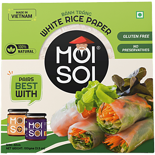 Moi Soi White Rice Paper, 100 g 10 pcs