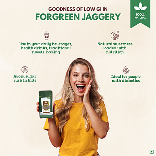 Forgreen Palm Jaggery Powder With Ginger, 250 g