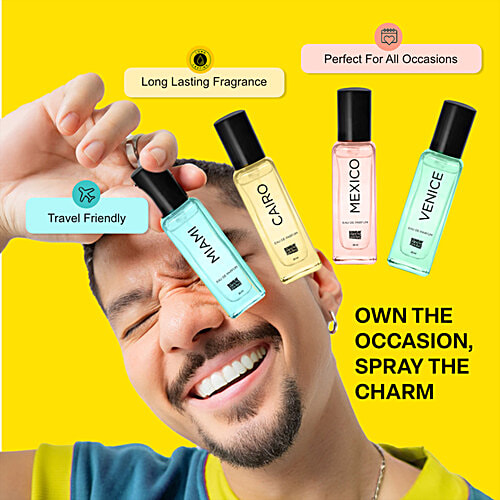 Bombay Shaving Company Luxury Perfume Gift Kit - Eau De Parfum, 20 ml (Pack of 4) 