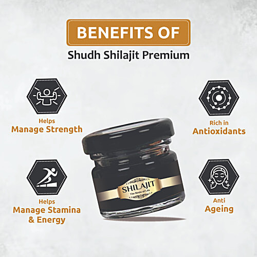 Swadeshi Ayurved Shilajit Resin Of Life, 20 g  