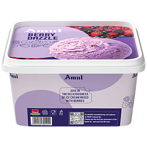 Amul Berry Dazzle Ice Cream, 1 l