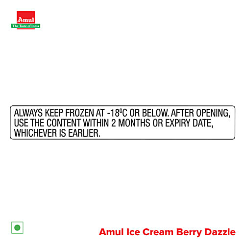 Amul Berry Dazzle Ice Cream, 1 l