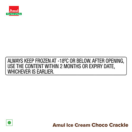 Amul Choco Crackle Ice Cream, 1 L