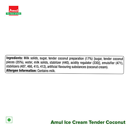 Amul Tender Coconut Ice Cream, 1 L  
