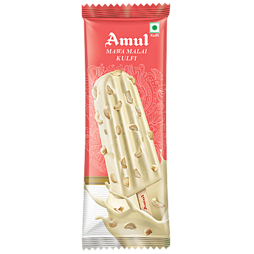 Amul Mawa Malai Kulfi Ice Cream Stick, 60 ml  