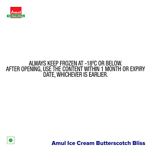 Amul Butterscotch Bliss Ice Cream, 500 ml  