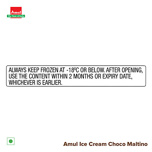 Amul Choco Maltino Ice Cream, 1 L  