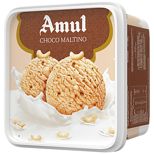Amul Choco Maltino Ice Cream, 1 L  