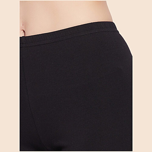 Clovia Cotton Mid Waist Cycling Shorts - With Inner Elastic, 1 pc (Size - L)