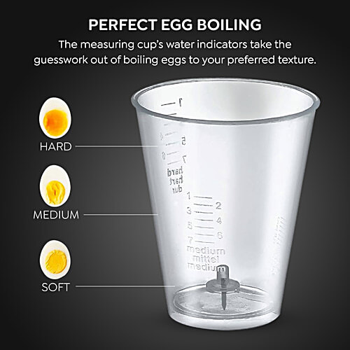 Prestige PEB-01 350W Egg Boiler - 2 Boiling Modes, 7 Egg Capacity, Stainless Steel Body, 1 Unit  Auto-Switch Off
