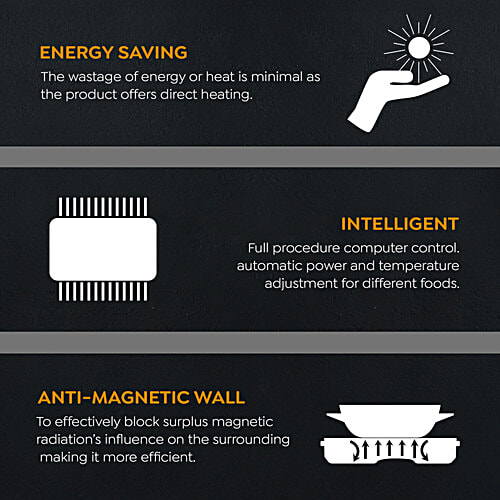 Prestige PIC 20 NEO 1600W Induction Cooktop - Black, 1 Unit  Indian Menu Options, Automatic Voltage Regulator, Timer with User Pre-set