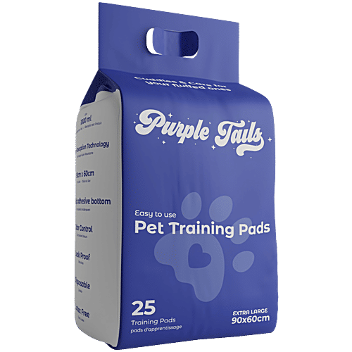 Purple Tails Pet Training Pads - 90 x 60 cm, 25 pcs
