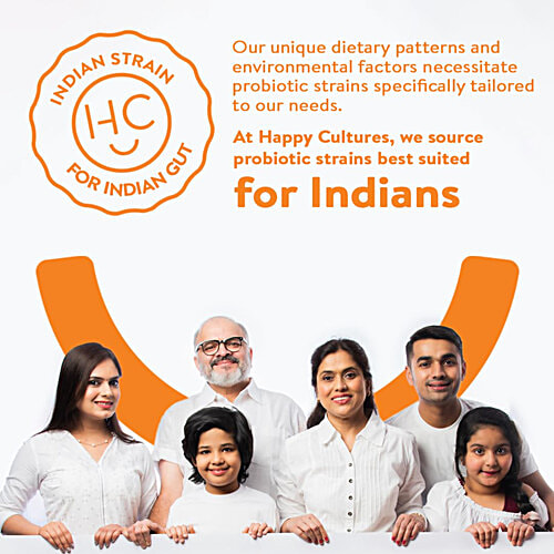 Happy Cultures Gut Feeling Health Supplement Capsules - Blend Of Pre-Probiotic & B Vitamins, 30 pcs  Restores Gut Balance, Daily Gut & Digestive Health