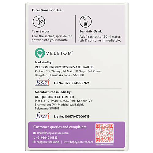 Happy Cultures Stress Who Ashwagandha KSM 66, Magnesium & L-Theanine Nutraceutical For Adults, 30 g (15 Sachets x 2 g) Lemon Ginger Flavoured, Restores your Gut Health & Stress Response, Promotes Emotional Well-Being, Calms Your Mind, Multistrain Probiotic Blends