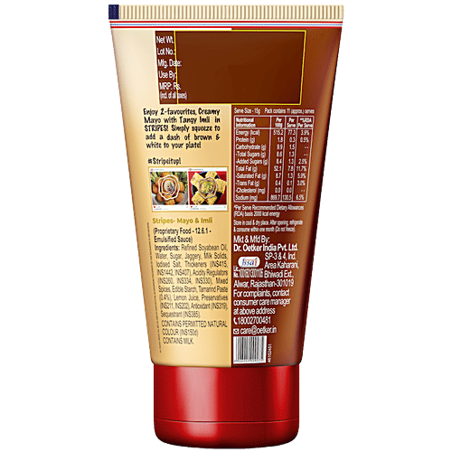 Dr.Oetker Funfoods Stripes - Mayo & Imli, 170 g Emulsified Sauce