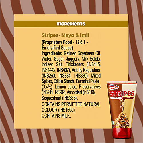 Dr.Oetker Funfoods Stripes - Mayo & Imli, 170 g Emulsified Sauce