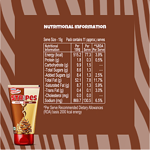 Dr.Oetker Funfoods Stripes - Mayo & Imli, 170 g Emulsified Sauce
