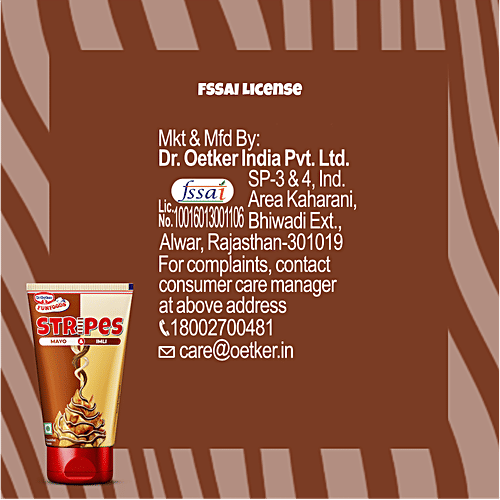 Dr.Oetker Funfoods Stripes - Mayo & Imli, 170 g Emulsified Sauce