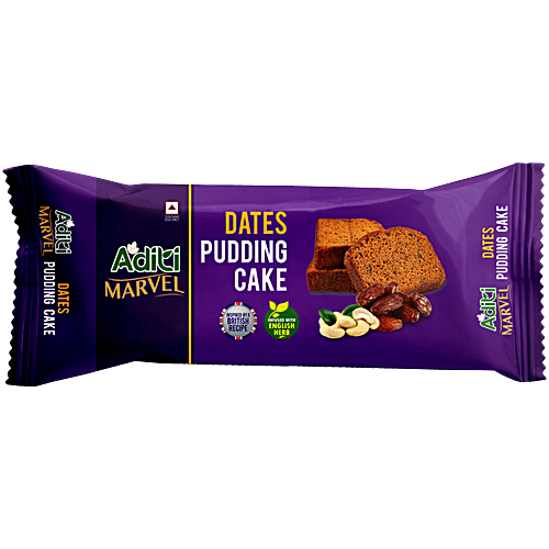 Aditi Marvel Dates Pudding Cake, 140 g  Infused With English Herb, Inspired by British Recipe