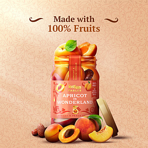 Kissan Fables Apricot In Wonderland - Apricot & Peach Spread, 340 g
