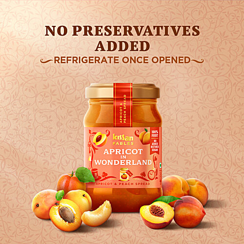 Kissan Fables Apricot In Wonderland - Apricot & Peach Spread, 340 g
