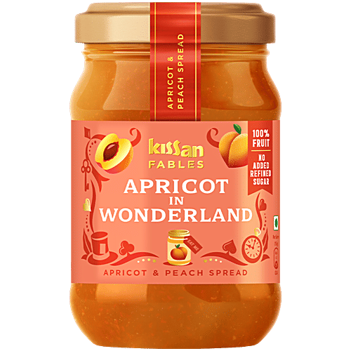 Kissan Fables Apricot In Wonderland - Apricot & Peach Spread, 340 g