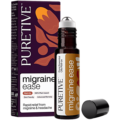 Puretive Migraine Ease Roll On, 10 ml  