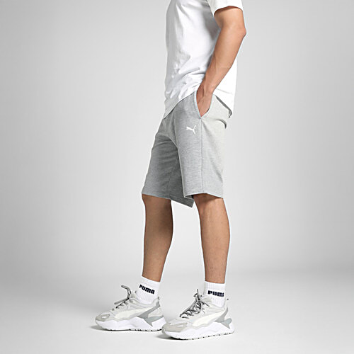 Puma ESS Puma Logo Cotton Shorts - TR, Grey, 1 pc (Size - 2XL) 