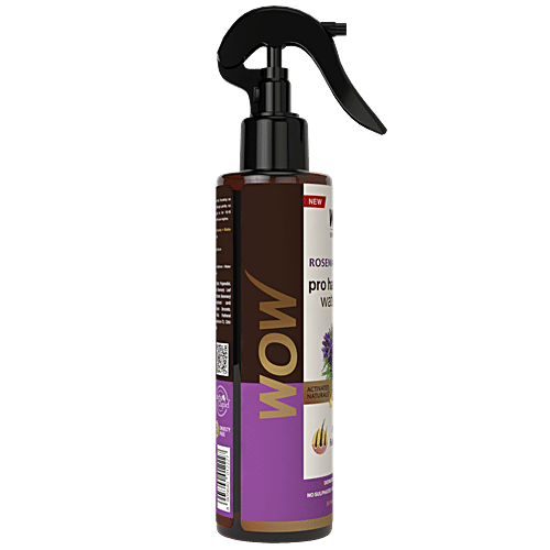 Wow Skin Science Rosemary + Biotin Pro Hair Growth Water Spray For Thick & Fuller Looking Hair, 200 ml No Sulphates, No Parabens, No Silicones