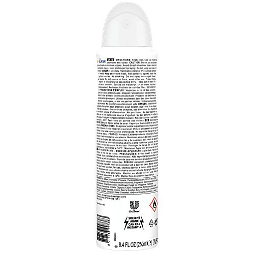 Dove Deo Invisible Dry Deodorant Spray, 250 ml