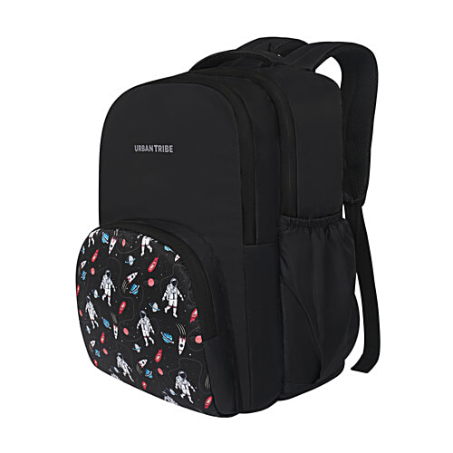 Urban Tribe Sky Rocket School Backpack - Black, 36 L  