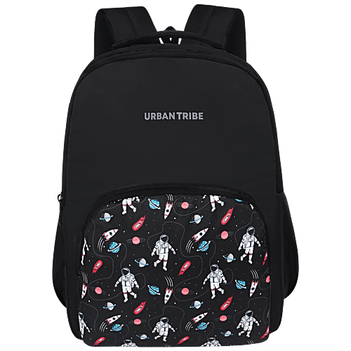 Urban Tribe Sky Rocket School Backpack - Black, 36 L  