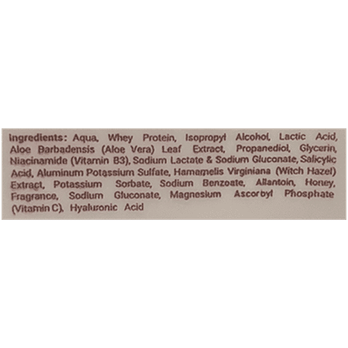 Neude Skin Tone It Up Rehydrating & Plumping Face Toner, 100 ml  Whey Protein+Honey+Salicylic Acid