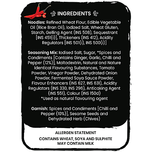 Too Yumm! K-Bomb Ramen Sichuan Peppercorn Instant Noodles, 79 g No Added Preservatives, No Palm Oil