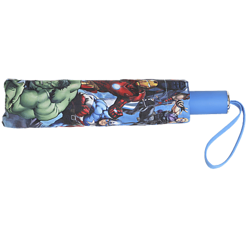 Citizen 3 Fold The Avengers Umbrella for Kids, 1 pc Auto Open & Close, Safety Lock